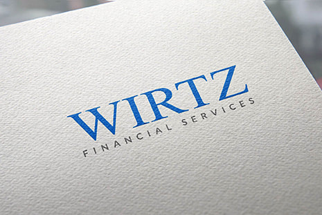 Wirtz Financial Services logo printed on a paper